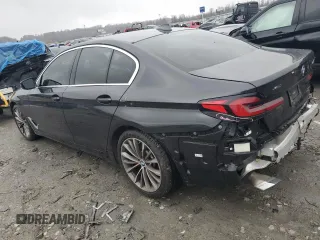 2021 BMW 5 Series 530i xDrive with VIN WBA13BJ01MCF08682, listed as a Copart auction lot 85048744 with 42,550 mi miles and Salvage title. Bid and sale history available at DreamBid. Image 2.