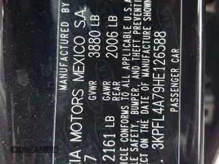 2017 Kia Forte LX with VIN 3KPFL4A79HE126588, listed as a Copart auction lot 77994024 with 82,033 mi miles and Salvage Title. Bid and sale history available at carsss.com. Image 14.