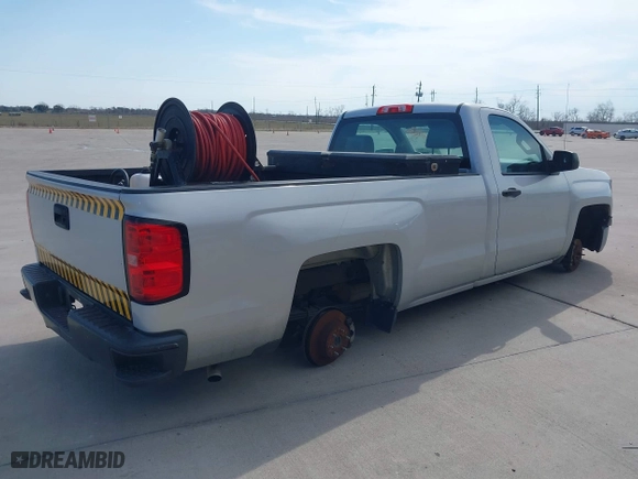 2015 Chevrolet Silverado 1500 Work Truck with VIN 1GCNCPEHXFZ259586, listed as a IAAI auction lot 41635231 with 199,645 mi miles. Bid and sale history available at carsss.com. Image 4.