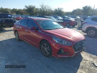 2018 Hyundai Sonata Limited with VIN 5NPE34AF5JH606387, listed as a IAAI auction lot 41573363 with 158,065 mi miles. Bid and sale history available at carsss.com. Image 1.