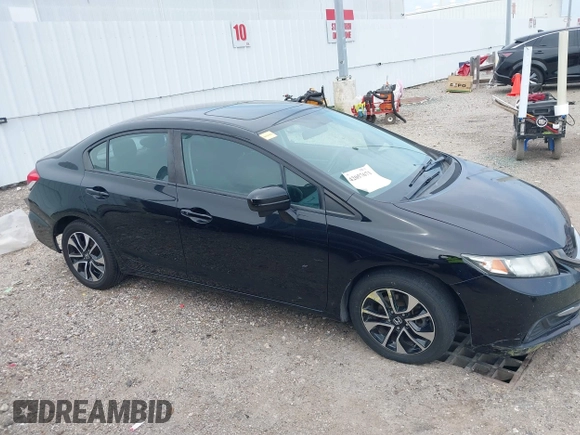 2014 Honda Civic Sedan EX with VIN 19XFB2F88EE012683, listed as a IAAI auction lot 42057671 with 95,490 mi miles. Bid and sale history available at carsss.com. Image 12.