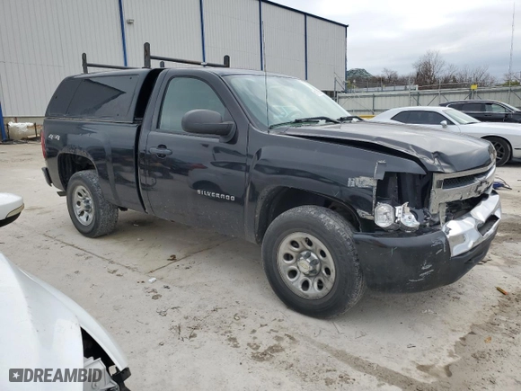 2011 Chevrolet Silverado 1500 Work Truck with VIN 1GCNKPE03BZ160759, listed as a Copart auction lot 81829624 with 196,776 mi miles and Salvage Title. Bid and sale history available at carsss.com. Image 4.