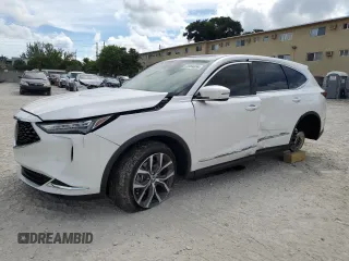 2023 Acura MDX w/Technology Package with VIN 5J8YD9H49PL005534, listed as a Copart auction lot 72994894 with 14,950 mi miles and Salvage Title. Bid and sale history available at carsss.com. Image 1.