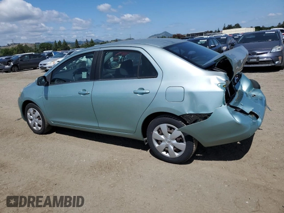 2008 Toyota Yaris with VIN JTDBT923481241884, listed as a Copart auction lot 54702185 with 82,053 mi miles and Salvage Title. Bid and sale history available at DreamBid. Image 2.