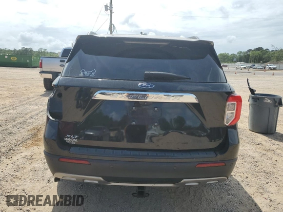 2020 Ford Explorer XLT z VIN 1FMSK7DH1LGD16140, wystawiony jako Copart lot #53114445 z przebiegiem 83 164 mil mil oraz Szkoda całkowita • Salvage title. Historia ofert i sprzedaży dostępna na DreamBid. Obrazek 6.