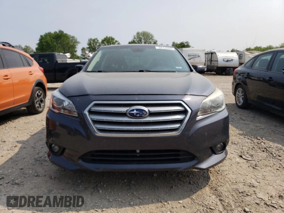 2017 Subaru Legacy Premium with VIN 4S3BNAF64H3022766, listed as a Copart auction lot 58123685 with Not provided miles and Salvage title. Bid and sale history available at DreamBid. Image 5.