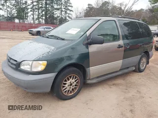 1999 Toyota Sienna LE with VIN 4T3ZF13C1XU098026, listed as a IAAI auction lot 41514367 with 314,638 mi miles. Bid and sale history available at carsss.com. Image 2.