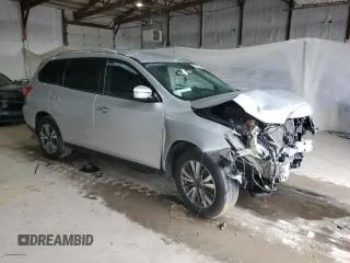 2017 Nissan Pathfinder SV with VIN 5N1DR2MM2HC691117, listed as a Copart auction lot 55679215 with Not provided miles and Salvage title. Bid and sale history available at DreamBid. Image 4.
