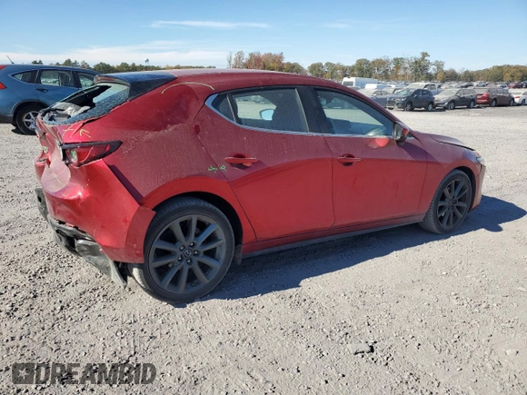 2021 Mazda Mazda3 Hatchback Preferred with VIN JM1BPBLL5M1404000, listed as a Copart auction lot 77825754 with 23,828 mi miles and Salvage Title. Bid and sale history available at carsss.com. Image 3.