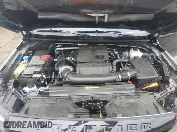2024 Nissan Frontier SV with VIN 1N6ED1EK7RN614857, listed as a Copart auction lot 59234425 with 23,188 mi miles and Salvage title. Bid and sale history available at DreamBid. Image 11.