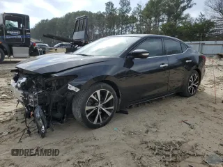 2018 Nissan Maxima S z VIN 1N4AA6AP0JC389759, wystawiony jako Copart lot #49767825 z przebiegiem 60 079 mil mil oraz Szkoda całkowita • Salvage title. Historia ofert i sprzedaży dostępna na DreamBid. Obrazek 1.