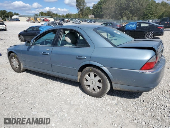 2004 Lincoln LS Luxury with VIN 1LNHM86S84Y688198, listed as a Copart auction lot 75727414 with 188,528 mi miles and Salvage Title. Bid and sale history available at DreamBid. Image 2.