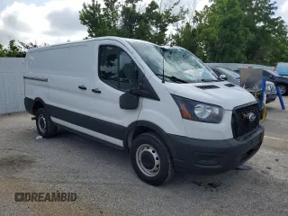 2021 Ford Transit Cargo with VIN 1FTBR1Y80MKA66332, listed as a Copart auction lot 60969155 with 160,742 mi miles and Salvage title. Bid and sale history available at DreamBid. Image 4.