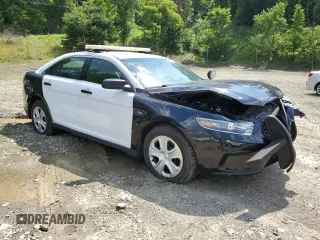 2018 Ford Police Interceptor with VIN 1FAHP2MK4JG140847, listed as a Copart auction lot 60397585 with 58,905 mi miles and Salvage title. Bid and sale history available at DreamBid. Image 4.