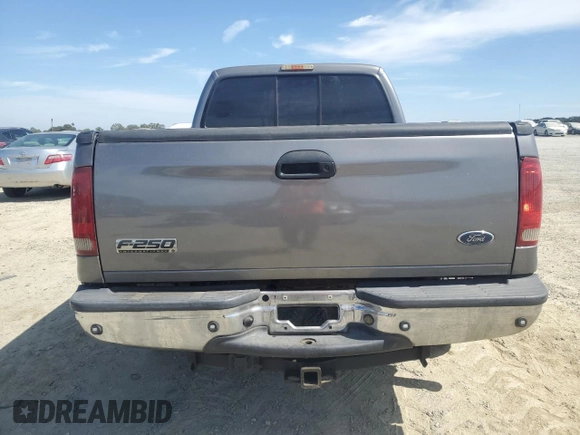 2005 Ford F-250 XL with VIN 1FTSW20P15EB37443, listed as a Copart auction lot 63511935 with 146,244 mi miles and Clean title. Bid and sale history available at DreamBid. Image 6.