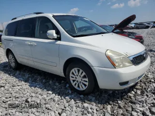 2012 Kia Sedona LX with VIN KNDMG4C75C6437393, listed as a Copart auction lot 72045874 with 163,501 mi miles and Non Repairable. Bid and sale history available at carsss.com. Image 4.