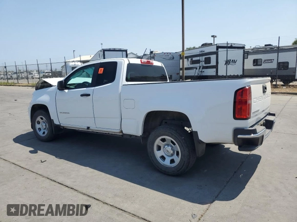 2021 Chevrolet Colorado 2WD Work Truck with VIN 1GCHSBEA6M1180675, listed as a Copart auction lot 59970125 with 58,649 mi miles and Salvage title. Bid and sale history available at DreamBid. Image 2.