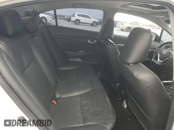 2015 Honda Civic EX-L with VIN 19XFB2F90FE003552, listed as a Copart auction lot 48020205 with 129,021 mi miles and Salvage Title. Bid and sale history available at DreamBid. Image 10.