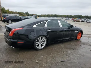 2013 Jaguar XJ with VIN SAJWA2GB7DLV40560, listed as a Copart auction lot 78228114 with 110,750 mi miles and Salvage Title. Bid and sale history available at carsss.com. Image 3.