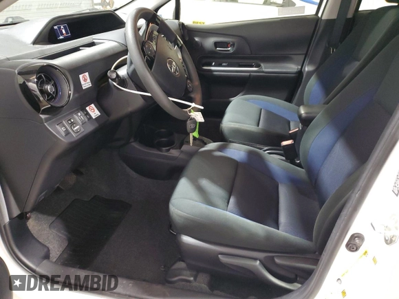 2018 Toyota Prius One with VIN JTDKDTB38J1615512, listed as a Copart auction lot 52892395 with 53,980 mi miles and Clean Title. Bid and sale history available at DreamBid. Image 7.