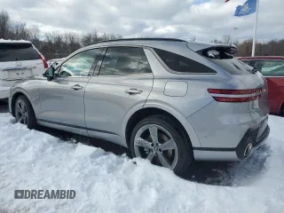 2022 Genesis GV70 Sport with VIN KMUMCDTC8NU022430, listed as a Copart auction lot 42189715 with 8,291 mi miles and Salvage title. Bid and sale history available at DreamBid. Image 2.