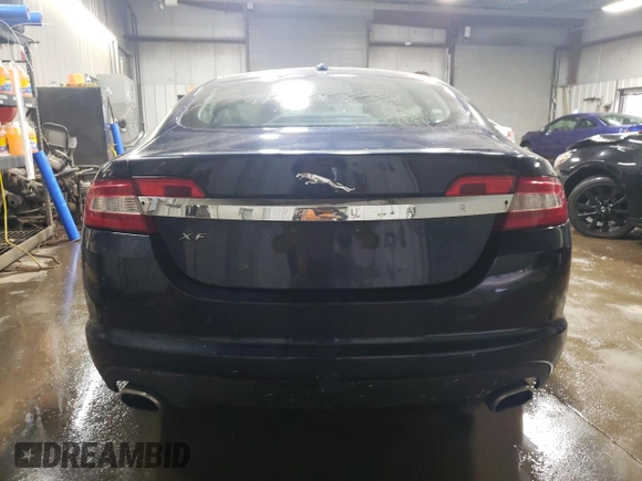 2011 Jaguar XF with VIN SAJWA0FB9BLS12379, listed as a Copart auction lot 41519534 with 135,848 mi miles and Salvage Title. Bid and sale history available at carsss.com. Image 6.