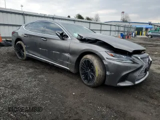 2018 Lexus LS with VIN JTHC51FF7J5003545, listed as a Copart auction lot 43727705 with 0 mi miles and Salvage Title. Bid and sale history available at carsss.com. Image 4.