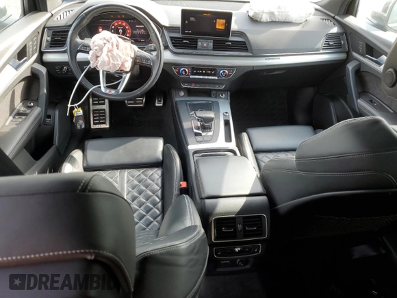 2019 Audi SQ5 Premium Plus with VIN WA1B4AFY6K2007309, listed as a Copart auction lot 54629005 with 71,231 mi miles and Salvage Title. Bid and sale history available at DreamBid. Image 8.