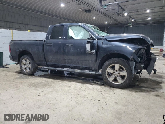 2018 Ram 1500 Express with VIN 1C6RR7FG1JS328048, listed as a Copart auction lot 88627385 with 62,639 mi miles and Salvage Title. Bid and sale history available at carsss.com. Image 4.