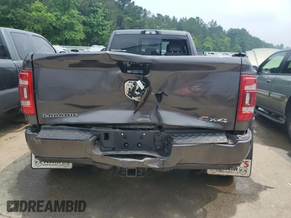 2024 Ram 3500 Laramie with VIN 3C63RRJL8RG243796, listed as a Copart auction lot 53610774 with 3,675 mi miles and Salvage Title. Bid and sale history available at carsss.com. Image 6.