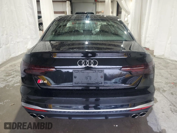2020 Audi S4 Prestige with VIN WAUC4AF4XLA039126, listed as a Copart auction lot 81964944 with 79,895 mi miles and Salvage Title. Bid and sale history available at carsss.com. Image 6.