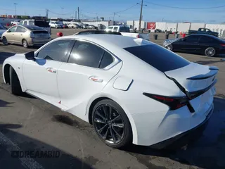 2023 Lexus IS with VIN JTHGZ1B20P5062521, listed as a IAAI auction lot 41536230 with 15,532 mi miles. Bid and sale history available at carsss.com. Image 3.