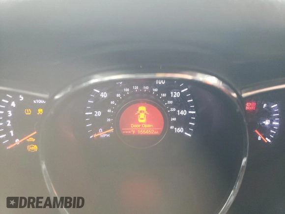 2013 Kia Optima EX with VIN 5XXGN4A74DG104062, listed as a Copart auction lot 43855255 with 155,452 mi miles and Salvage Title. Bid and sale history available at carsss.com. Image 9.
