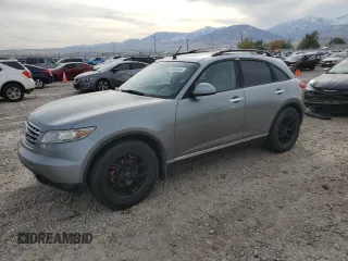 2007 Infiniti FX35 with VIN JNRAS08W47X210142, listed as a Copart auction lot 76359914 with 294,014 mi miles and Clean Title. Bid and sale history available at carsss.com. Image 1.