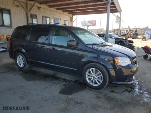 2015 Dodge Grand Caravan SXT with VIN 2C4RDGCG4FR535750, listed as a Copart auction lot 46452455 with 160,605 mi miles and Salvage Title. Bid and sale history available at carsss.com. Image 4.