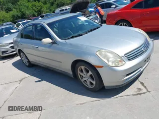 2003 Infiniti G35 w/Leather z VIN JNKCV51E73M320398, wystawiony jako IAAI lot #42400303 z przebiegiem 226 197 mil mil oraz . Historia ofert i sprzedaży dostępna na DreamBid. Obrazek 1.