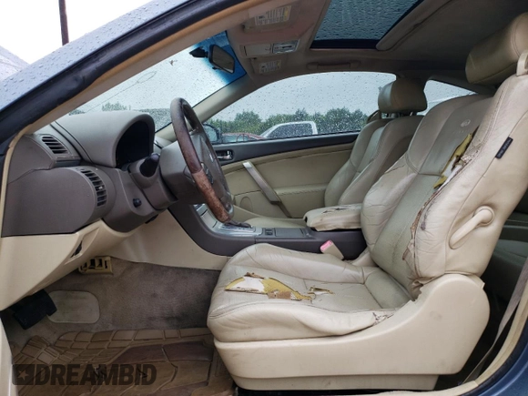 2007 Infiniti G35 with VIN JNKCV54E67M908942, listed as a Copart auction lot 56113015 with 198,658 mi miles and Clean Title. Bid and sale history available at DreamBid. Image 7.