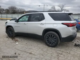 2022 Chevrolet Traverse RS with VIN 1GNERJKW0NJ138763, listed as a Copart auction lot 87324044 with 55,558 mi miles and Salvage Title. Bid and sale history available at carsss.com. Image 2.