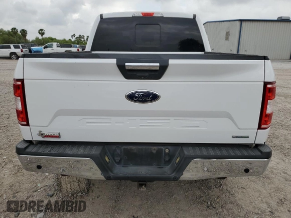2018 Ford F-150 XL with VIN 1FTEW1CP6JKE23089, listed as a Copart auction lot 50148685 with 55,901 mi miles and Salvage Title. Bid and sale history available at carsss.com. Image 6.