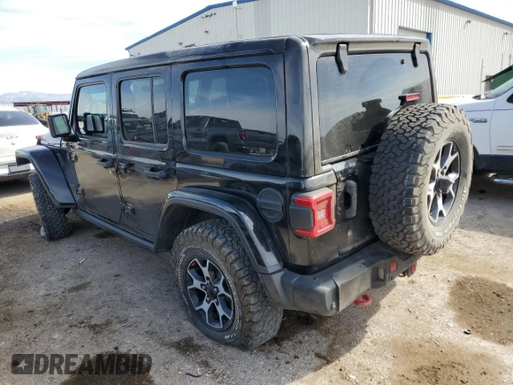 2020 Jeep Wrangler Unlimited Rubicon with VIN 1C4HJXFN8LW126037, listed as a Copart auction lot 50421535 with 52,275 mi miles and Salvage title. Bid and sale history available at DreamBid. Image 2.