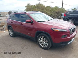 2014 Jeep Cherokee Limited with VIN 1C4PJLDS1EW241594, listed as a IAAI auction lot 42558187 with 142,824 mi miles and . Bid and sale history available at DreamBid. Image 1.