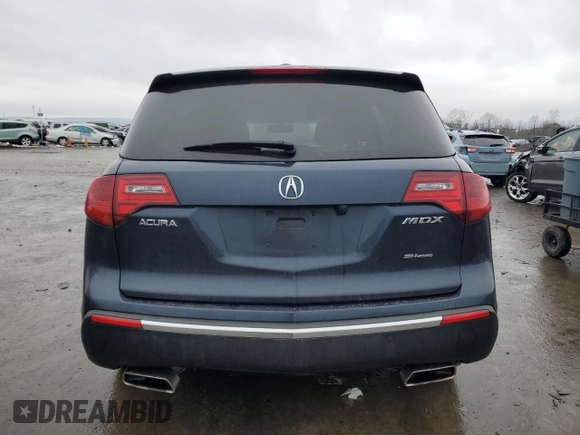 2010 Acura MDX with VIN 2HNYD2H20AH507738, listed as a Copart auction lot 45193715 with 73,130 mi miles and Salvage Title. Bid and sale history available at carsss.com. Image 6.
