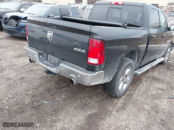 2017 Ram 1500 Big Horn with VIN 3C6RR7LT4HG746865, listed as a IAAI auction lot 40940638 with 167,280 mi miles. Bid and sale history available at carsss.com. Image 4.