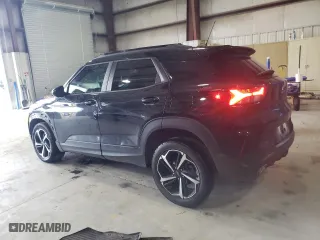 2021 Chevrolet TrailBlazer RS with VIN KL79MTSL6MB070386, listed as a Copart auction lot 44996715 with 75,942 mi miles and Salvage Title. Bid and sale history available at carsss.com. Image 2.