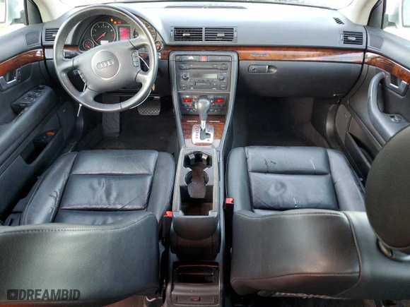 2003 Audi A4 3.0L with VIN WAULT68E43A359998, listed as a Copart auction lot 43860645 with 112,371 mi miles and Salvage Title. Bid and sale history available at carsss.com. Image 8.