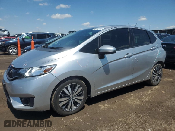 2016 Honda Fit EX-L with VIN 3HGGK5H87GM705550, listed as a Copart auction lot 56418485 with 73,587 mi miles and Salvage title. Bid and sale history available at DreamBid. Image 1.