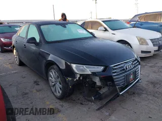 2017 Audi A4 Premium with VIN WAUANAF47HN039038, listed as a IAAI auction lot 41439609 with 121,410 mi miles. Bid and sale history available at carsss.com. Image 1.