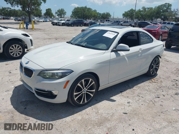 2020 BMW 2 Series 230i with VIN WBA2J1C05L7E54523, listed as a IAAI auction lot 42013928 with 43,659 mi miles. Bid and sale history available at carsss.com. Image 17.