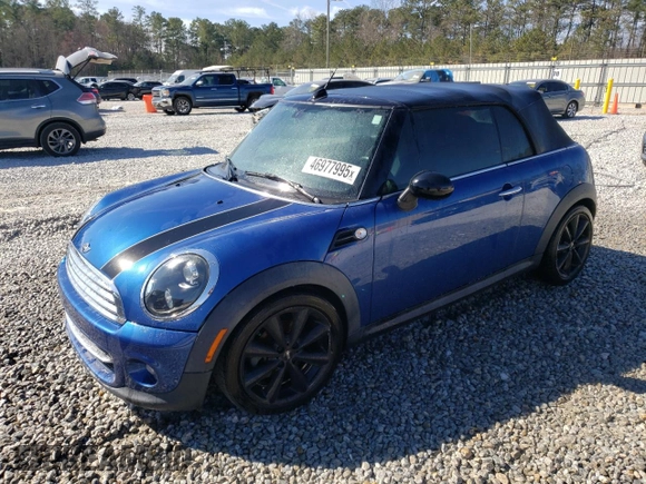 2015 MINI Convertible с VIN WMWZN3C57FT862587, выставлен на аукционе Copart как лот 46977995 с пробегом 79 587 миль миль и Списание • Salvage title. История ставок и продаж доступна на DreamBid. Изображение 1.