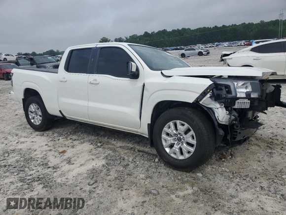 2024 Nissan Frontier SV with VIN 1N6ED1FJ1RN659511, listed as a Copart auction lot 57138225 with 21,933 mi miles and Salvage title. Bid and sale history available at DreamBid. Image 4.